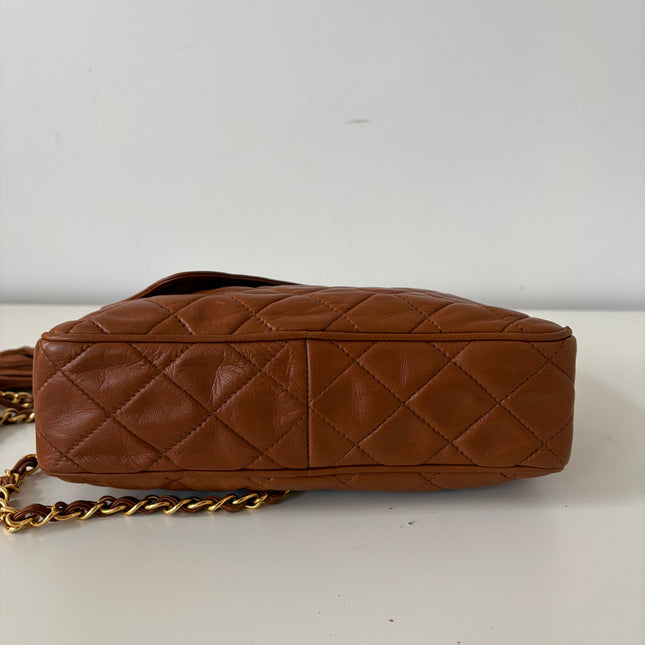 Sac Chanel caméra caramel