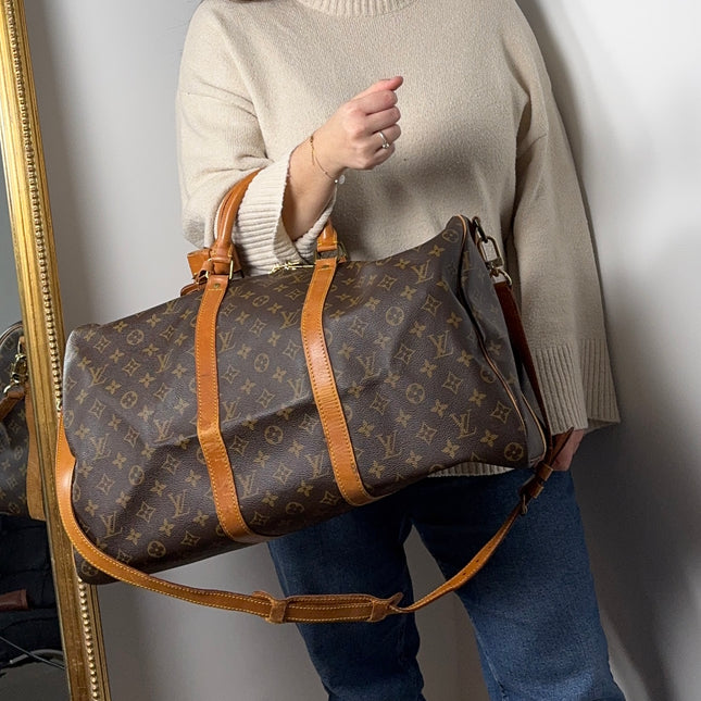 Sac Keepall 50 bandoulière Louis Vuitton