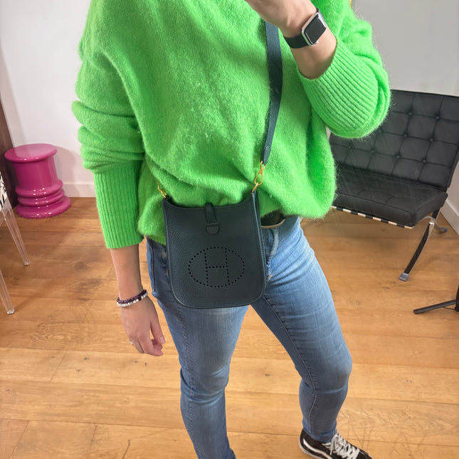 Sac Hermès Evelyne 16 vert cyprès