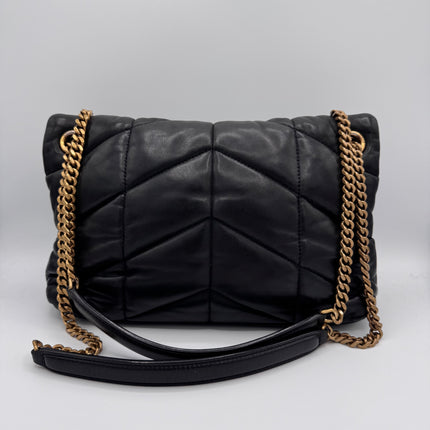 Sac Saint Laurent Puffer Small Noir