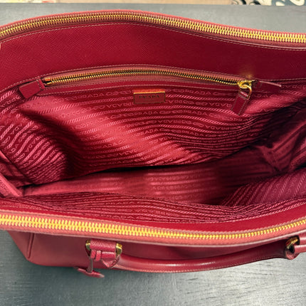 Cabas Prada Galleria GM Rouge
