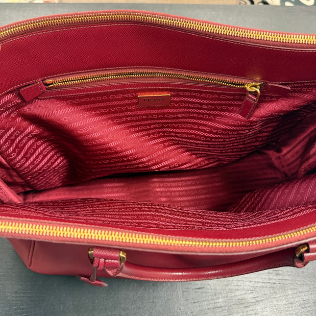 Cabas Prada Galleria GM Rouge