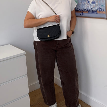 Sac Chanel Demie-Lune Noir