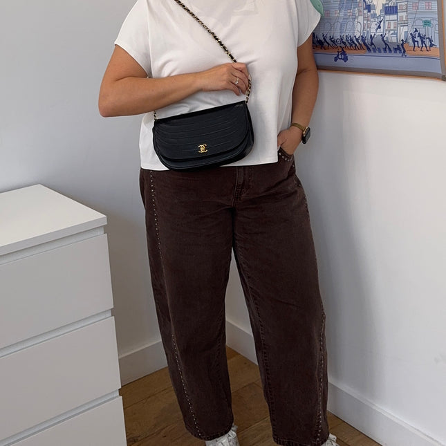 Sac Chanel Demie-Lune Noir