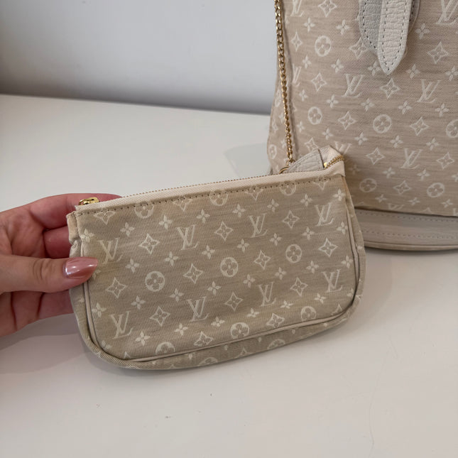 Sac Louis Vuitton Bucket PM Mini Lin