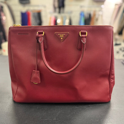 Cabas Prada Galleria GM Rouge