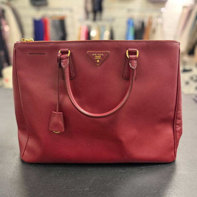 Cabas Prada Galleria GM Rouge