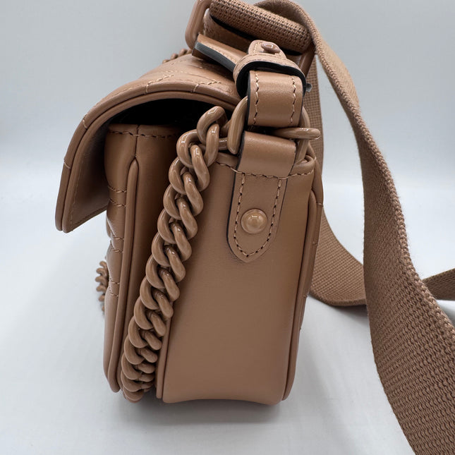 Sac Gucci GG Marmont matelassé beige