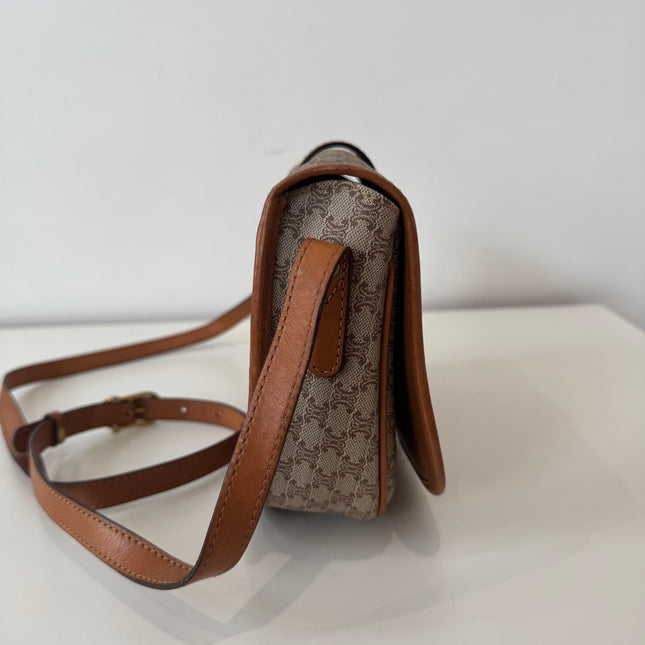 Sac Celine Beige Macadam bandoulière