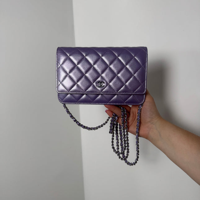 Sac Chanel wallet on chain Violet