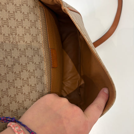 Sac Celine Macadam Beige