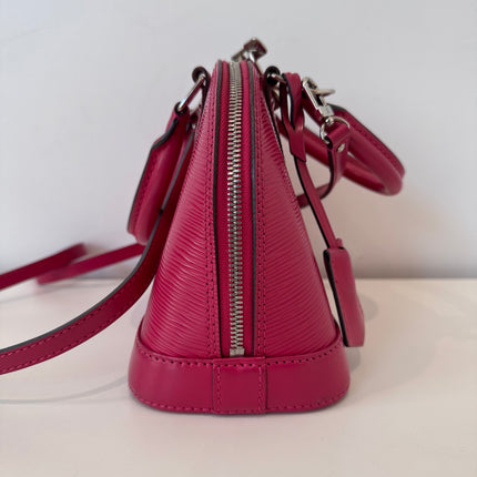 Sac Louis Vuitton BB Alma Cuir Épi Rose