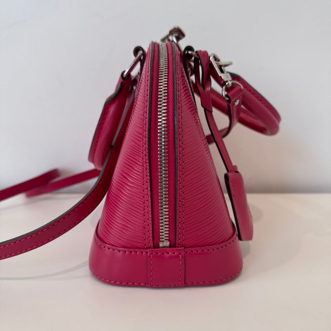 Sac Louis Vuitton BB Alma Cuir Épi Rose