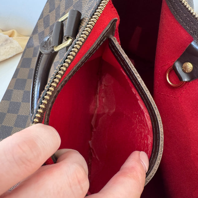 Sac Louis Vuitton Speedy 35 Damier Ébène