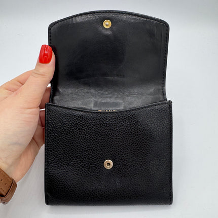 Portefeuille Chanel Cuir Caviar Noir