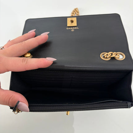 Sac Chanel Wallet on Chain Pearl Crush Noir