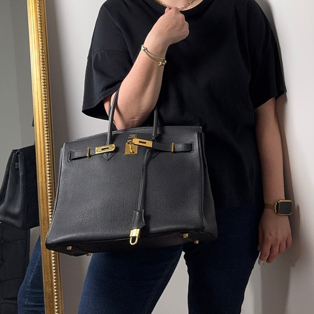 Sac Hermès Birkin 35 Noir