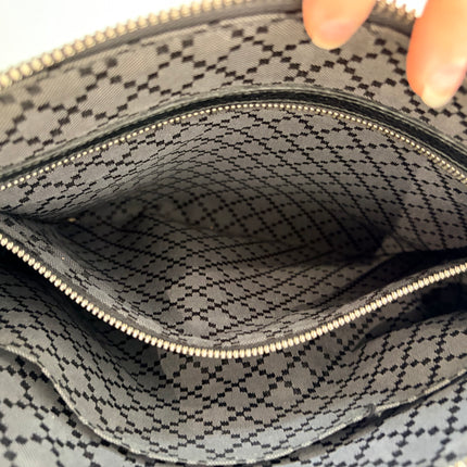 Pochette en cuir Gucci noir