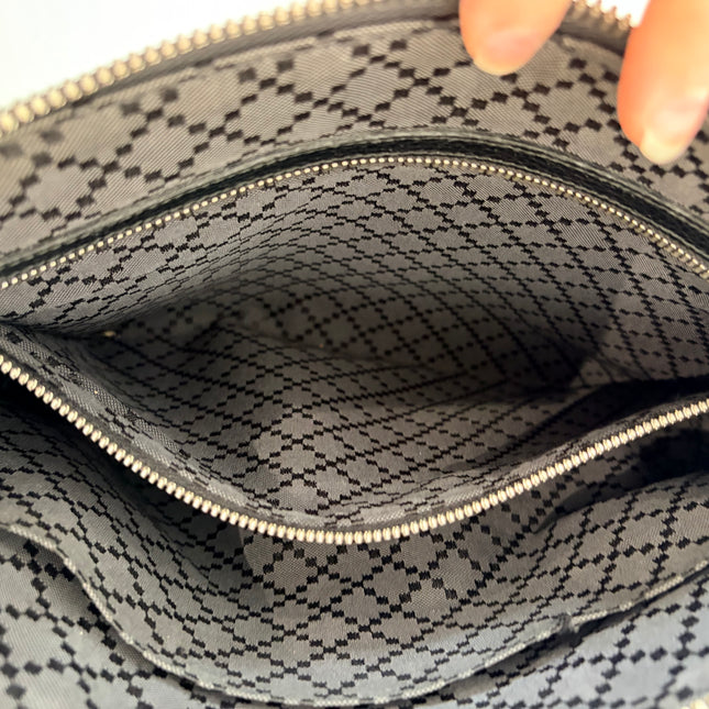 Pochette en cuir Gucci noir