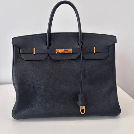 Sac Hermès Birkin 40 Noir