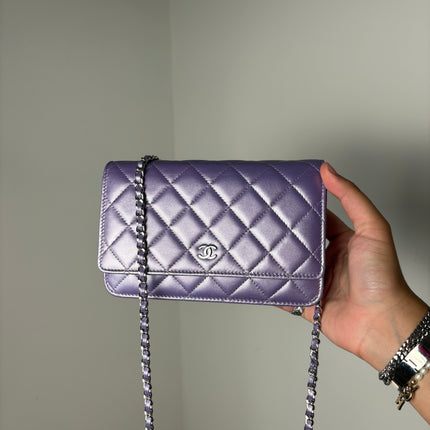 Sac Chanel wallet on chain Violet