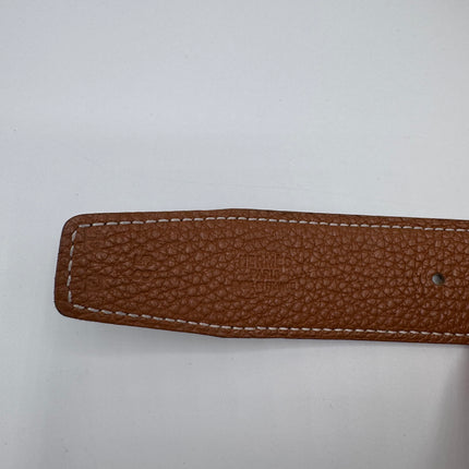 Boucle de ceinture H & Cuir de ceinture réversible 32 mm