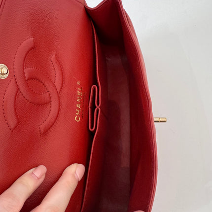 Sac Chanel Timeless 25 cm Chevrons Blush