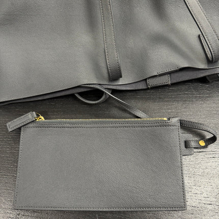 Sac Shopping Saint Laurent Gris