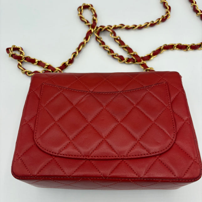 Sac Chanel Mini square rouge