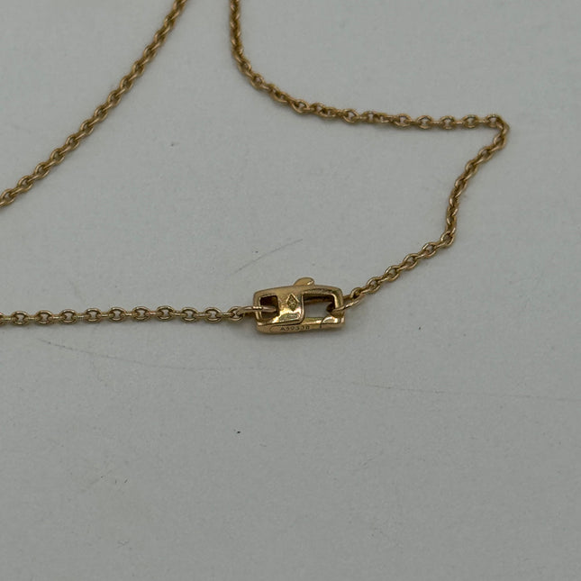 Collier pendentif Louis Vuitton Empreinte or jaune
