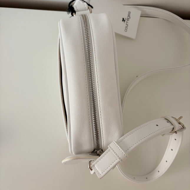Sac Courrèges bandoulière blanc