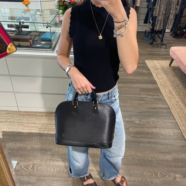 Sac Louis Vuitton Alma PM Cuir Épi