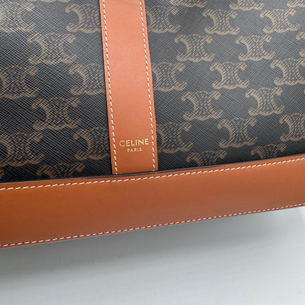 Cabas Celine Moyen Toile Triomphe