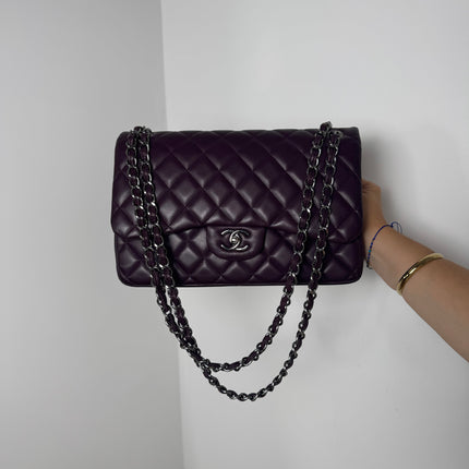 Sac Chanel Timeless Jumbo Prune