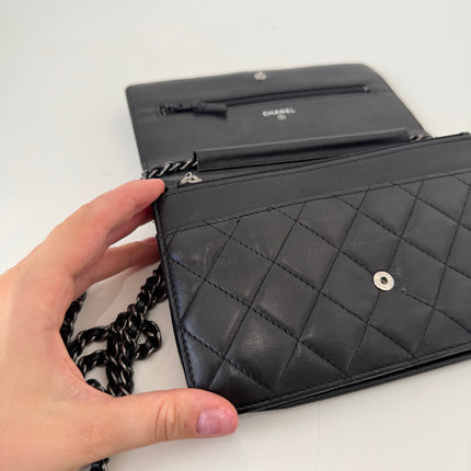 Sac Chanel Wallet on chain Boy Noir