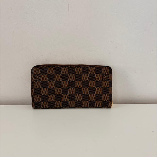 Portefeuille Louis Vuitton Zippy Damier Ébène