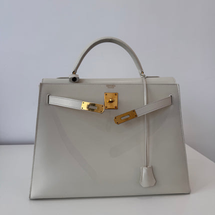 Sac Hermès Kelly 32 Blanc craie