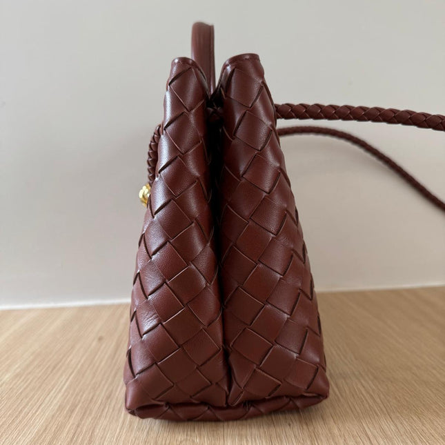 Sac Andiamo Petit Bottega Veneta Marron Sapele