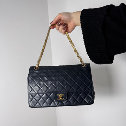 Sac Chanel Vintage Timeless Marine