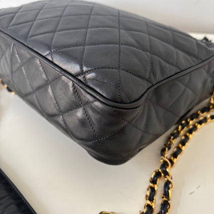 Sac Chanel Caméra GM vintage bleu nuit