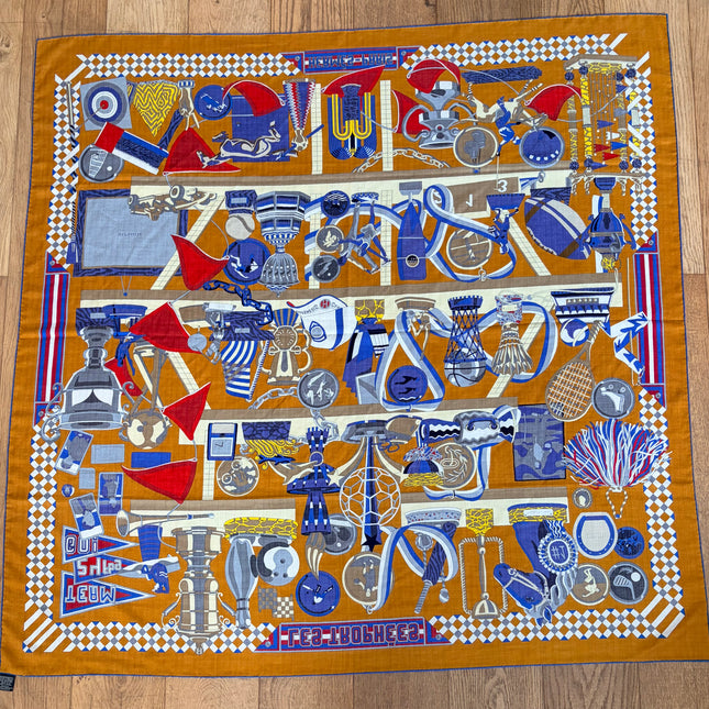 Châle Hermès 140 cm Les trophées