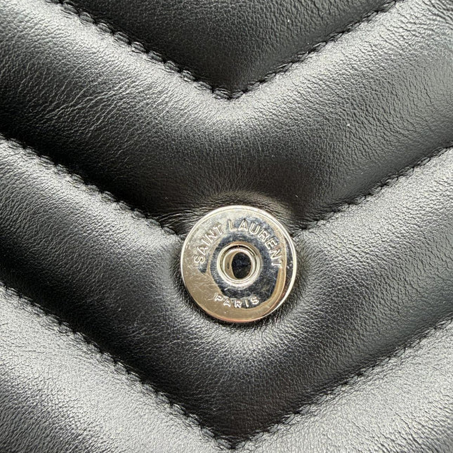 Sac Saint Laurent Loulou small bijouterie argent