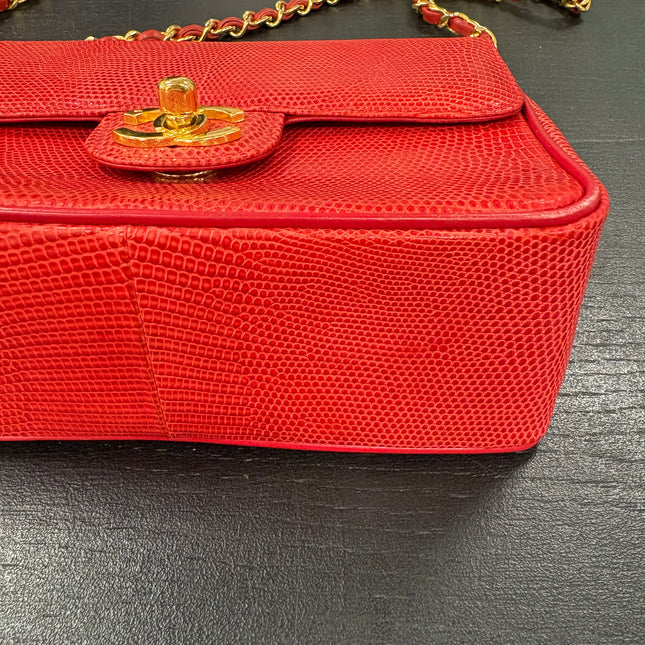 Sac Chanel Mini Square Lézard