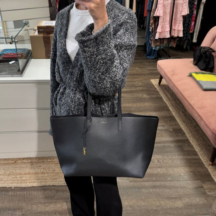 Sac Shopping Saint Laurent Gris