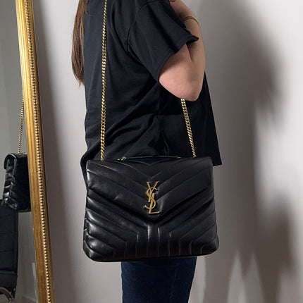 Sac Saint Laurent Loulou Medium Noir