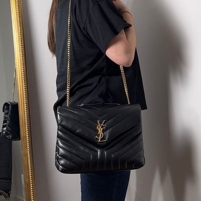 Sac Saint Laurent Loulou Medium Noir