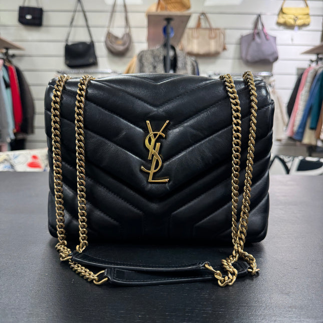 Sac Loulou Small Noir Saint Laurent