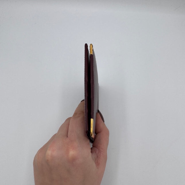 Portefeuille Cartier plat