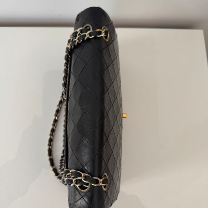 Sac Chanel Vintage Timeless 25cm Noir rabat droit