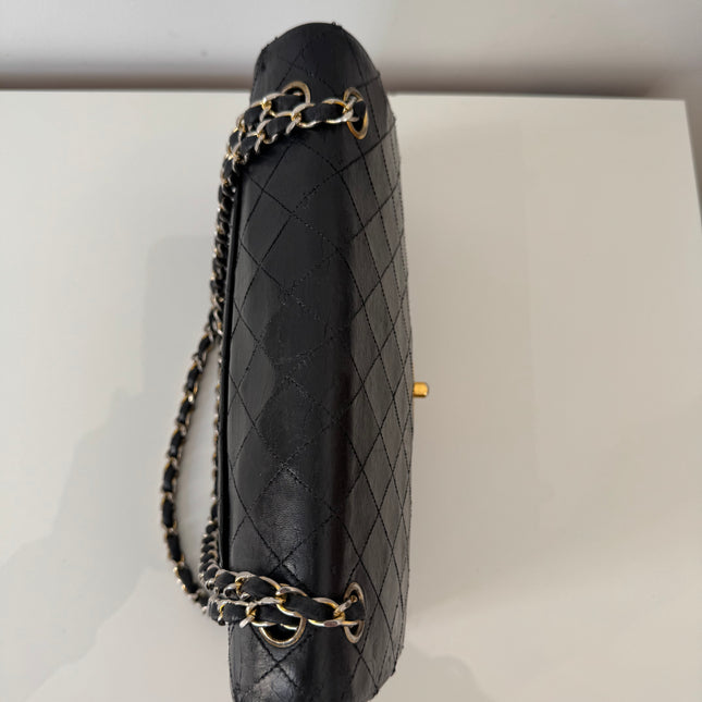 Sac Chanel Vintage Timeless 25cm Noir rabat droit